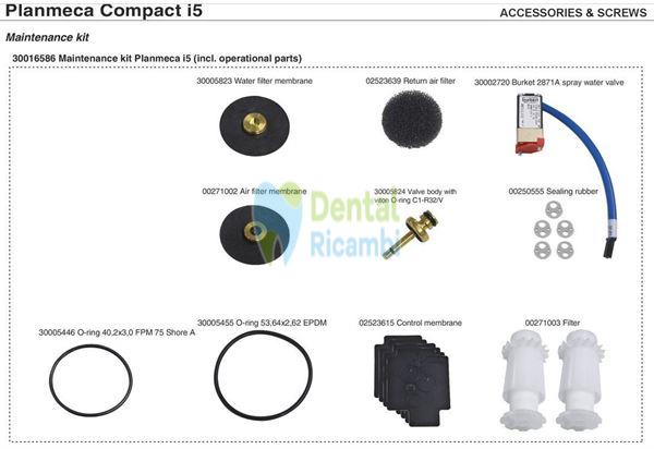 Immagine di PLANMECA maintenance kit Compact i5 ( 30016586 )