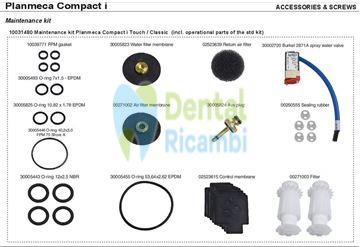 Picture of PLANMECA maintenance kit Compact i Touch/ Classic ( 10031480 )